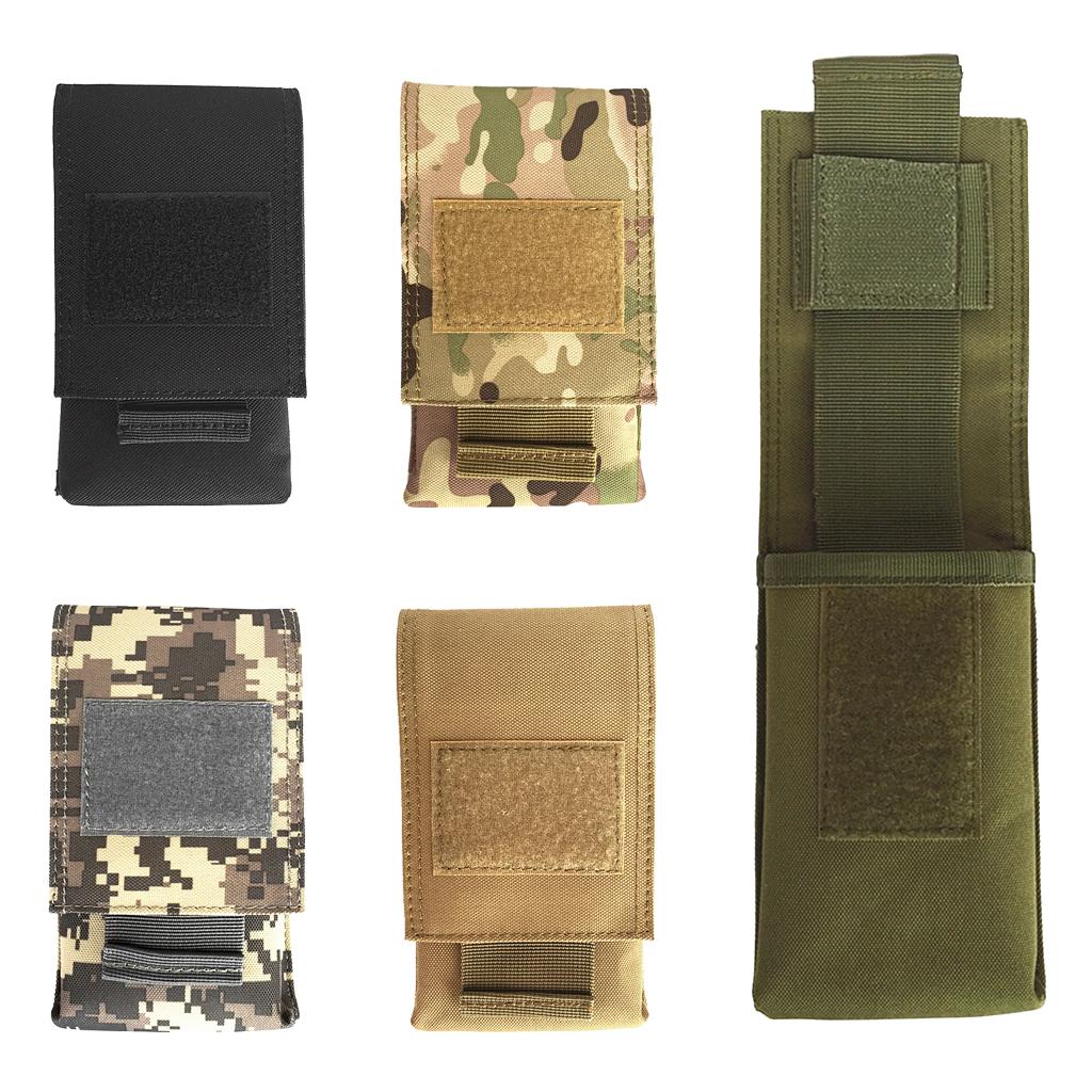 Universial Outdoor MOLLE Cell Phone Pouch Case Belt Bag for Smartphone Green