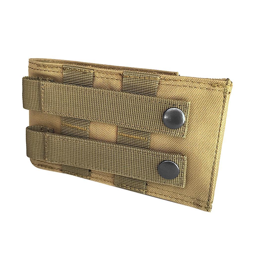 Universial Outdoor MOLLE Cell Phone Pouch Case Belt Bag for Smartphone Tan