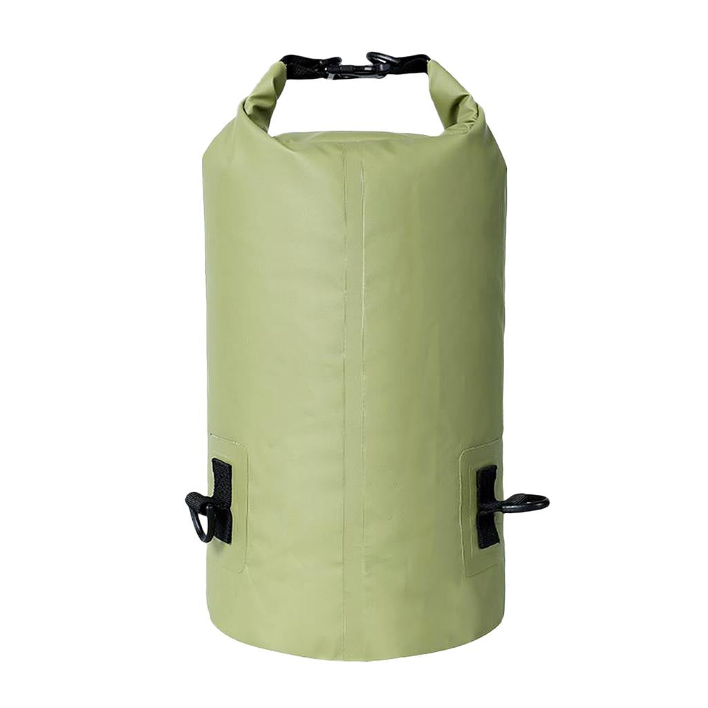 10L Waterproof Dry Bag Backpack for Beach Kayak Canoe Fishing Camping Green