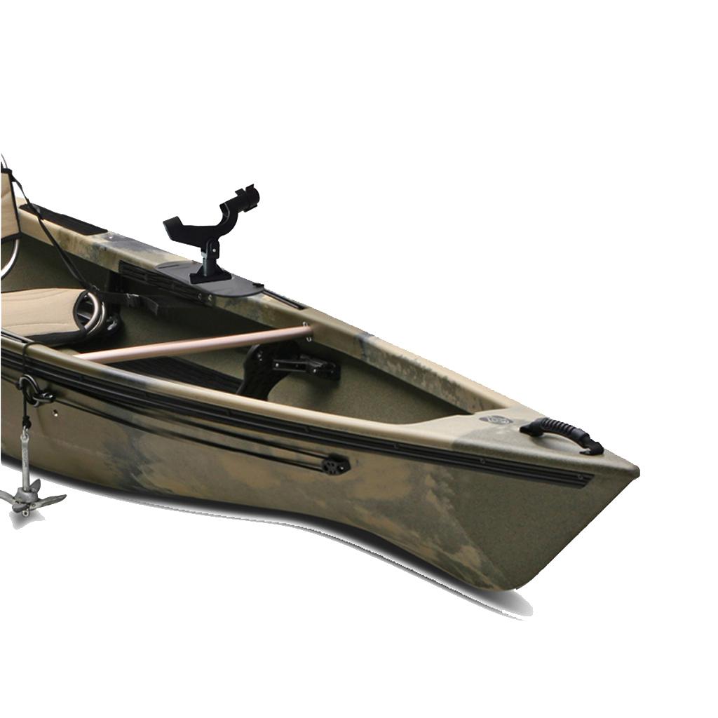 2 Pieces Boat Kayak Fishing Pole Rod Holder Side Rail Mount Rack Adjustable
