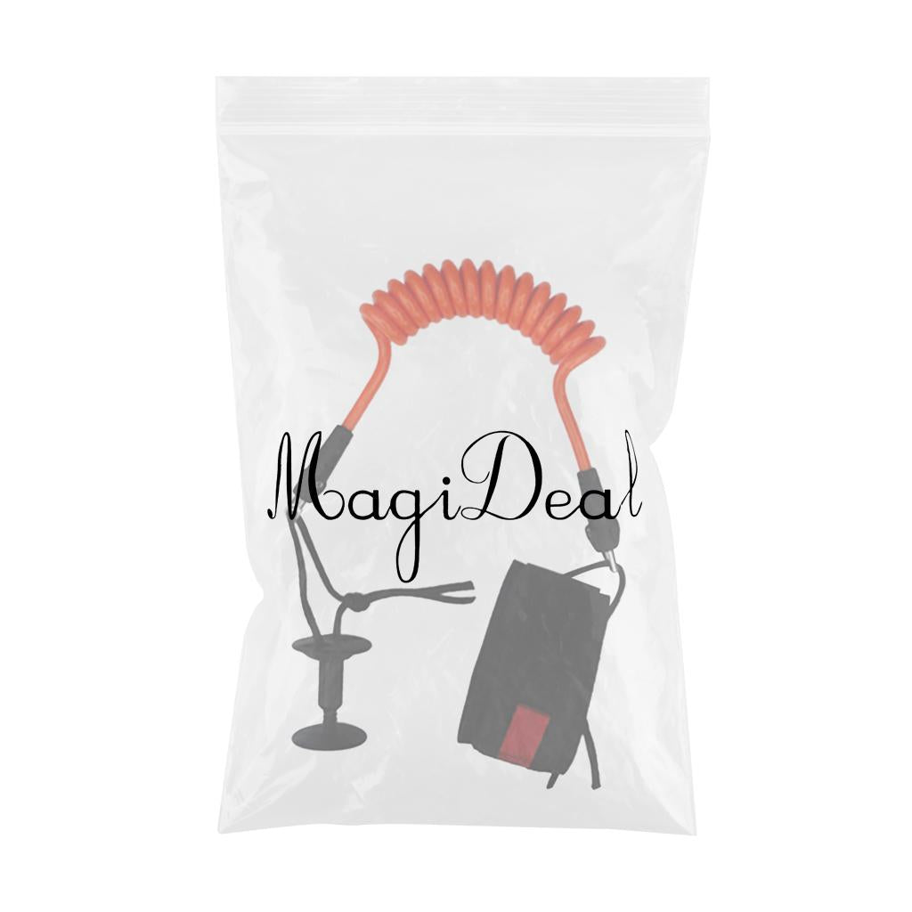 Strong Orange 5.5mm Coiled Bodyboard Wrist Leash SUP Leash 4ft or 1.2m