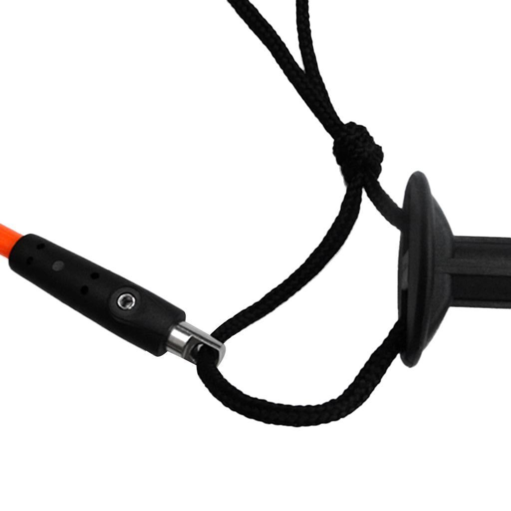 Strong Orange 5.5mm Coiled Bodyboard Wrist Leash SUP Leash 4ft or 1.2m
