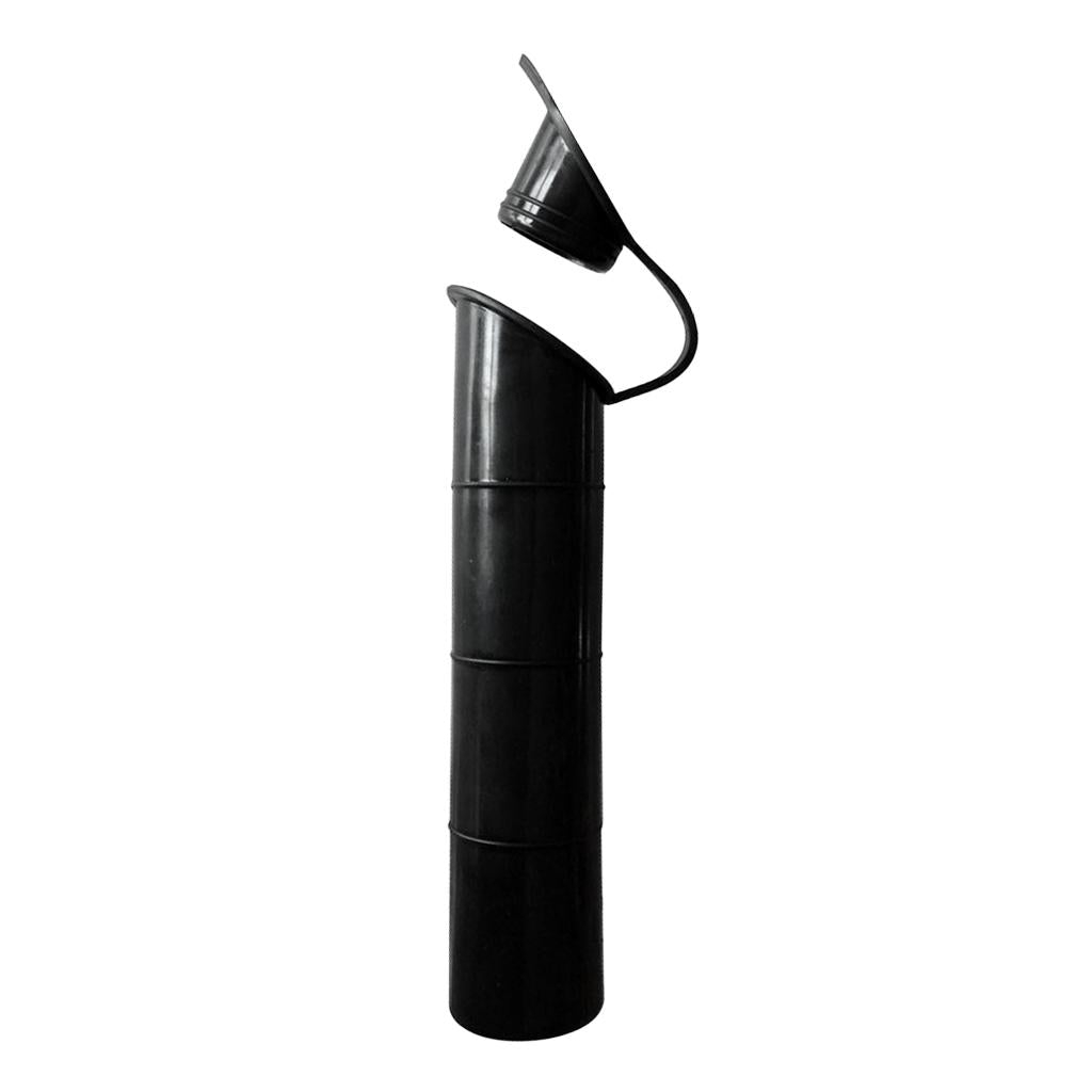Fishing Rod Holder Rubber Inner Sleeve Tube Liner with Cap Cover 30 Degree