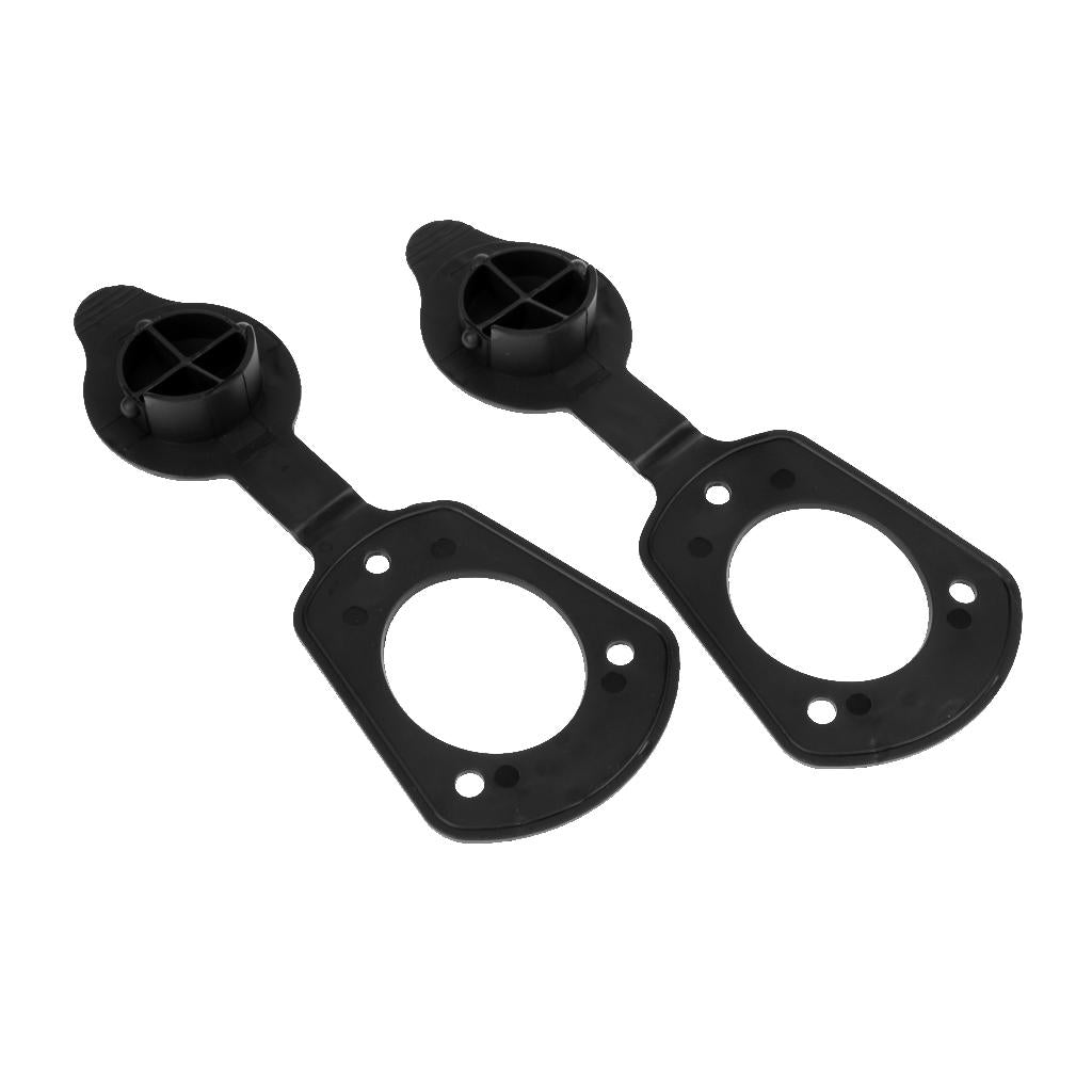 4x2 Pieces Small Cap & Gaskets for Flush Mount Rod Holders Fishing Kayak Canoe