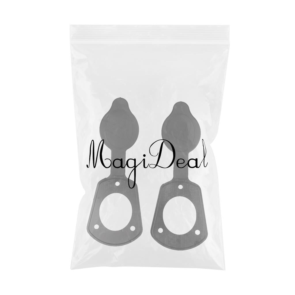 2x2 Pieces Small Cap & Gaskets for Flush Mount Rod Holders Fishing Kayak Canoe