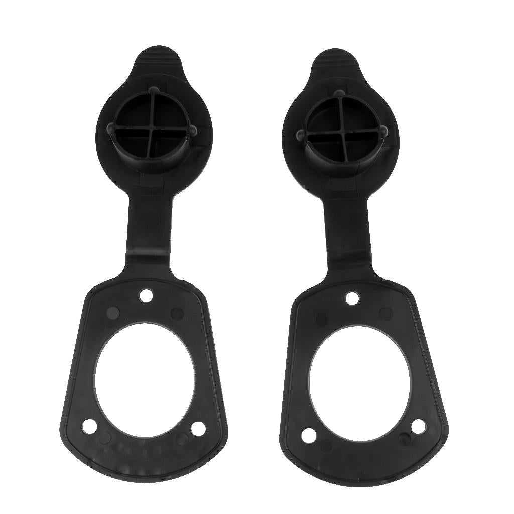 2x2 Pieces Small Cap & Gaskets for Flush Mount Rod Holders Fishing Kayak Canoe