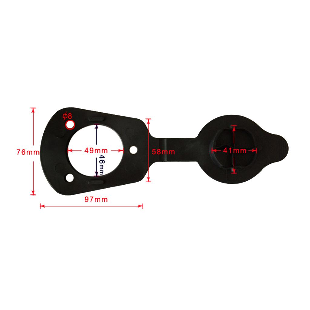 Cap and Gasket for Flush Mount Rod Holders Fishing Kayak Canoe Boat Tackle