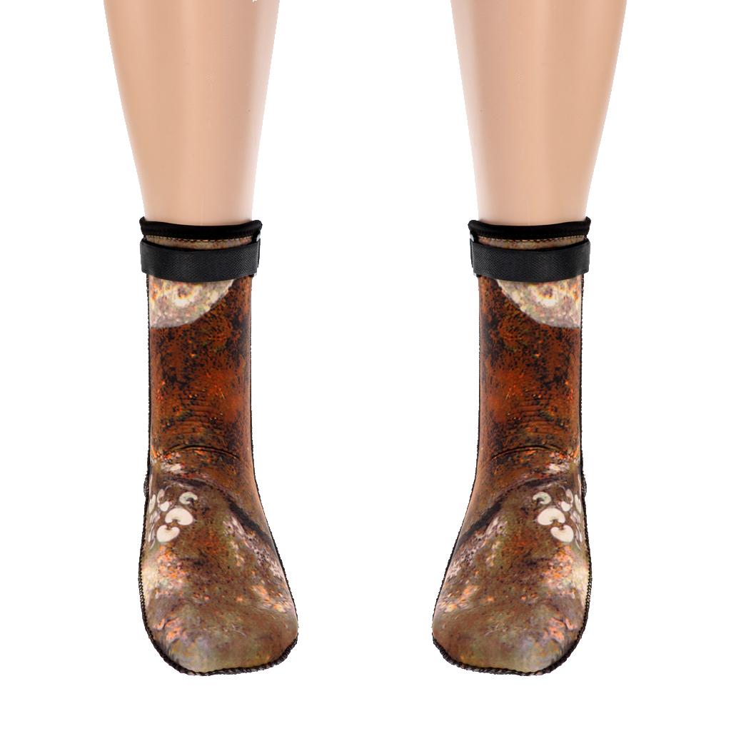 3mm Neoprene Diving Scuba Surfing Swimming Socks Snorkeling Boots M(39-41)