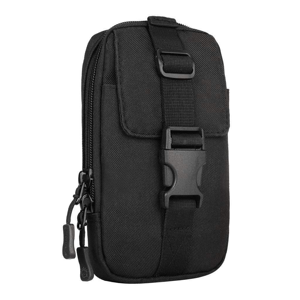 Outdoor Camping Sports Molle Waist Bag Phone Case Belt Pouch Black