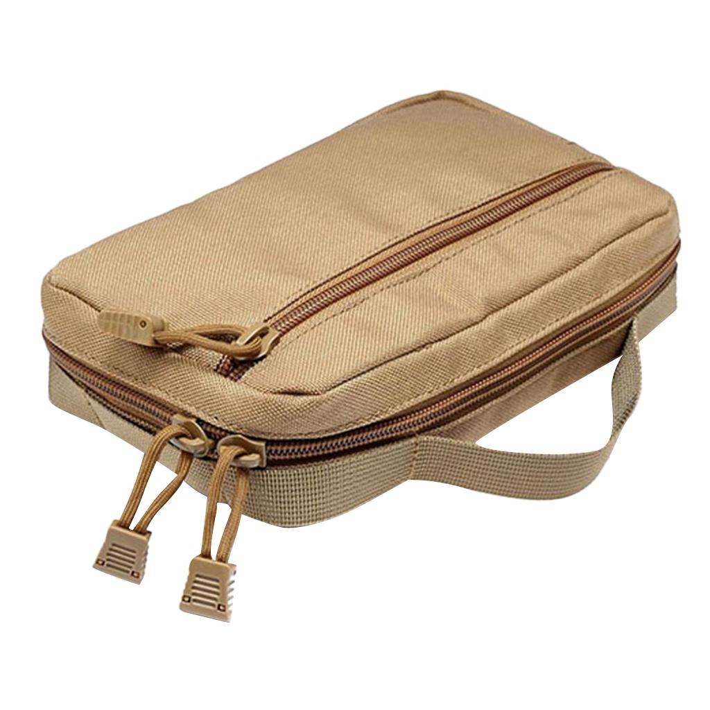First Aid Kit Bag MOLLE Medic EMT Pouch Outdoor Travel Emergency Pack Khaki