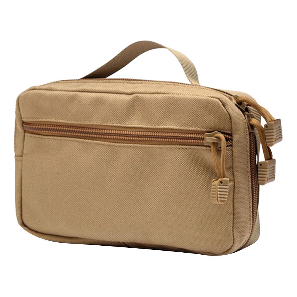 First Aid Kit Bag MOLLE Medic EMT Pouch Outdoor Travel Emergency Pack Khaki