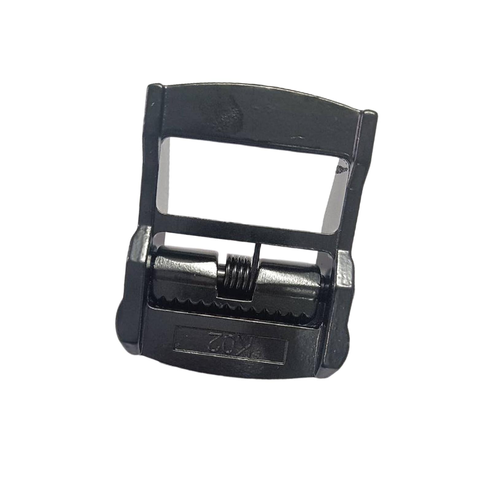 38mm Kayak Canoe Carrier Cam Buckle Toggle Clip Strap Webbing Buckle Black