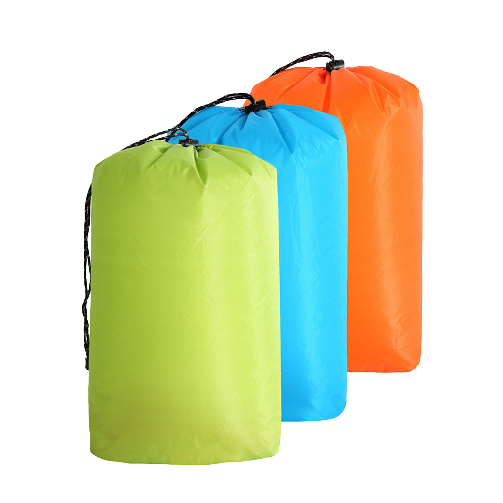 Waterproof Shoe Travel Pouch Drawstring Storage Bag Organizer L Sky Blue