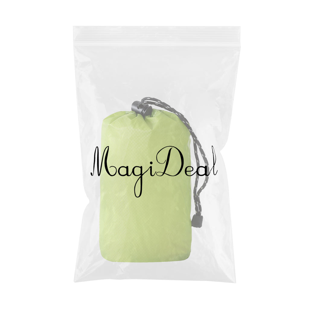 Waterproof Shoe Travel Pouch Drawstring Storage Bag Organizer XL Grass Green