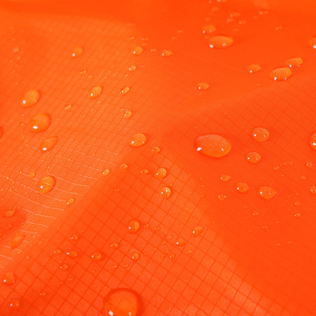 Waterproof Shoe Travel Pouch Drawstring Storage Bag Organizer XL Orange