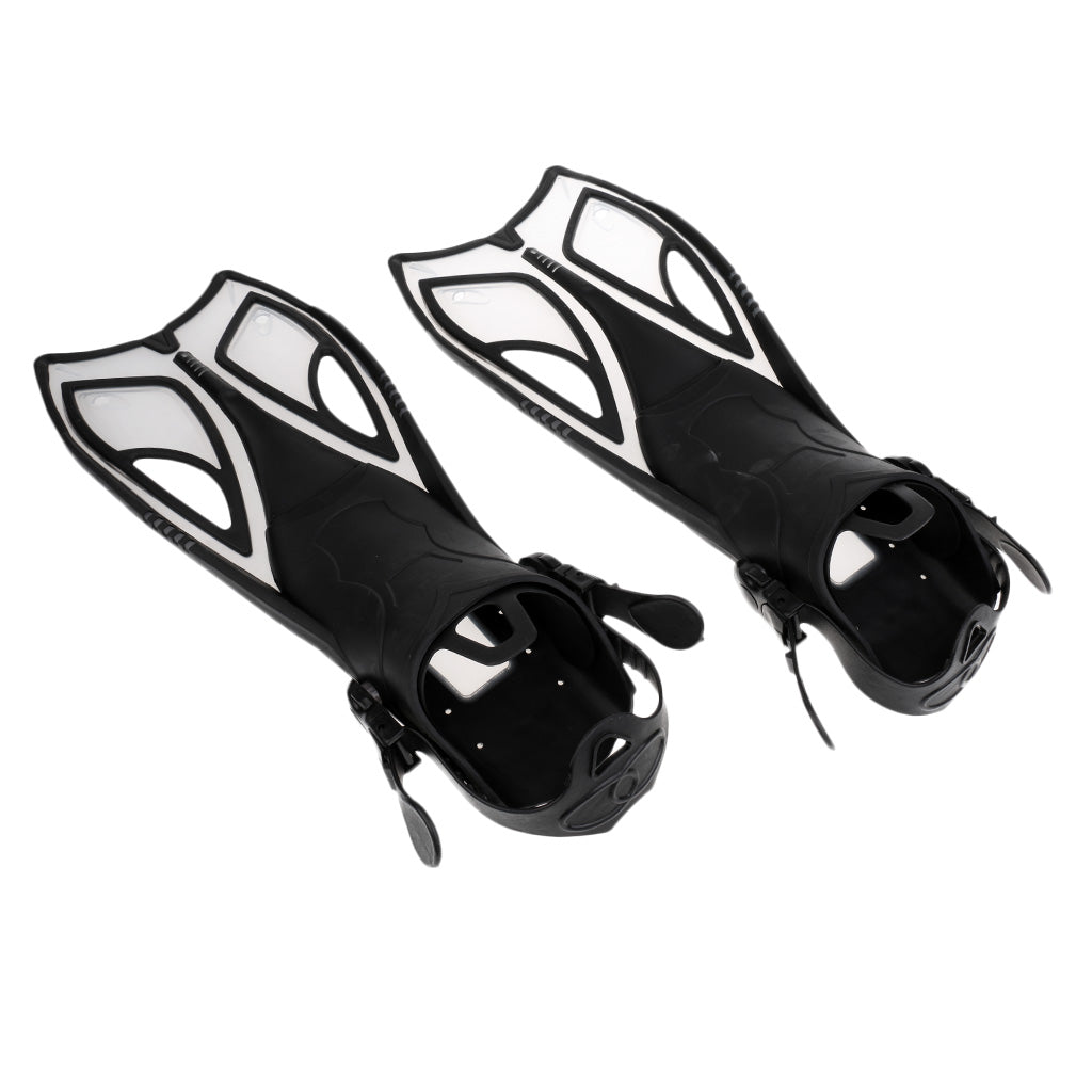 Adult Diving Snorkel Adjustable for Swimming Snorkeling Gear Black L