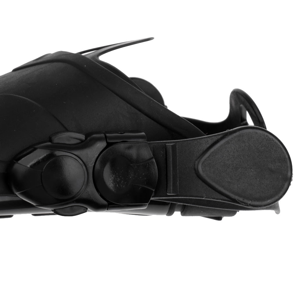 Adult Diving Snorkel Adjustable for Swimming Snorkeling Gear Black L