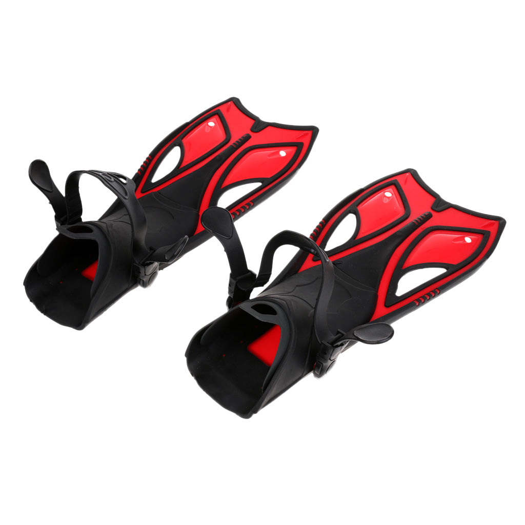 Adult Diving Snorkel Adjustable for Swimming Snorkeling Gear Red S
