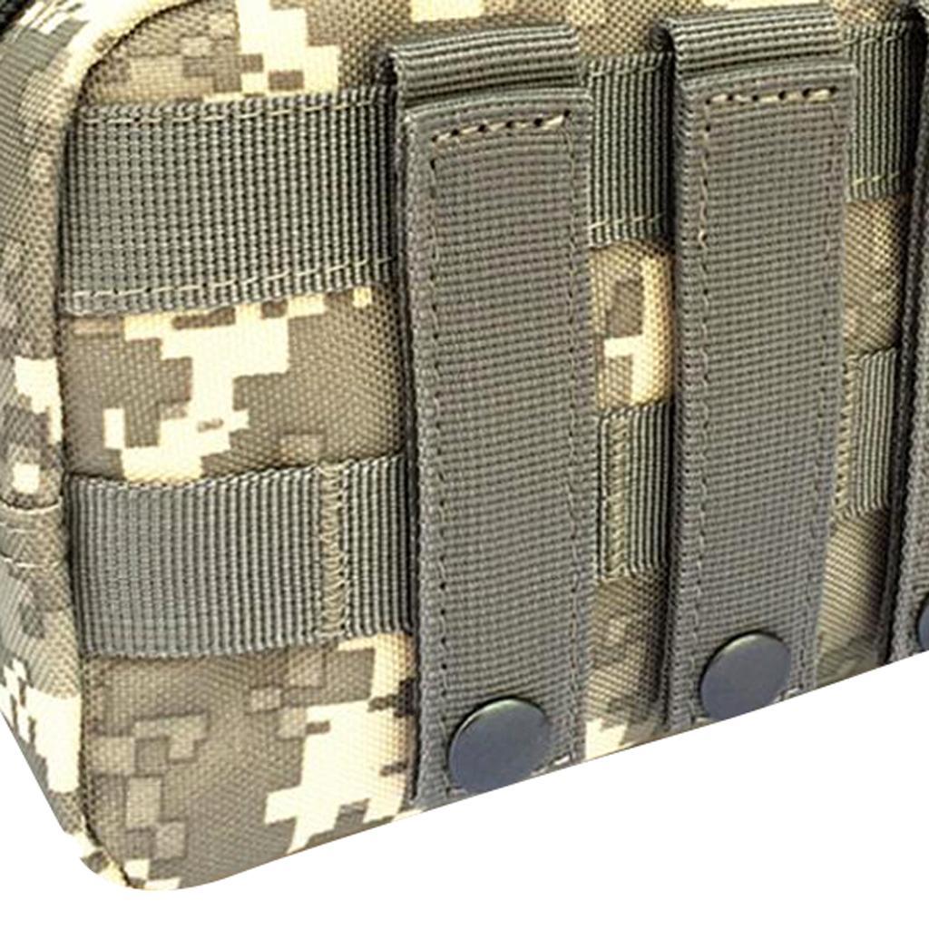 Tactical Molle Utility Pouch Gadget Tool First Aid Backpack Bag ACU Camo