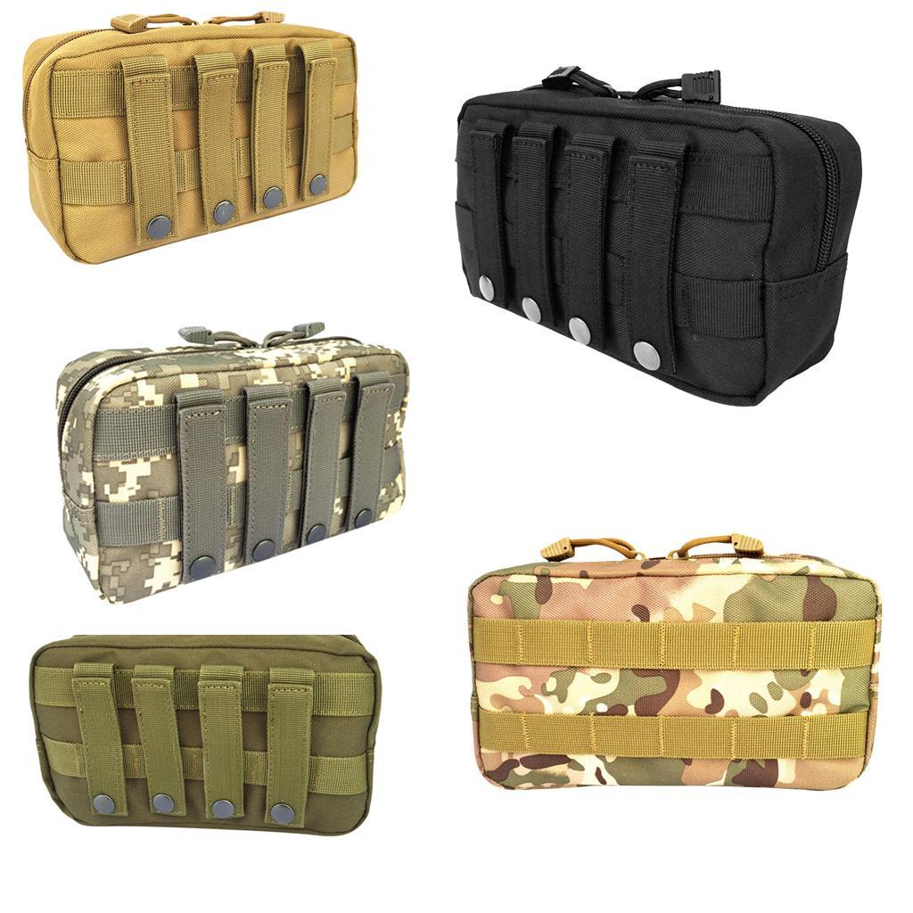 Tactical Molle Utility Pouch Gadget Tool First Aid Backpack Bag ACU Camo