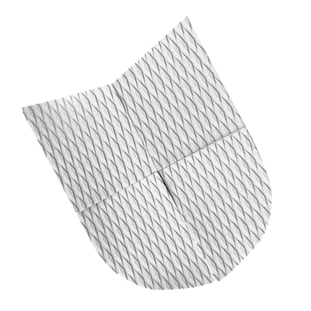 4 Pieces Dog Traction Pad Deck Grip Mat Tail Pad for Surfboard Grey