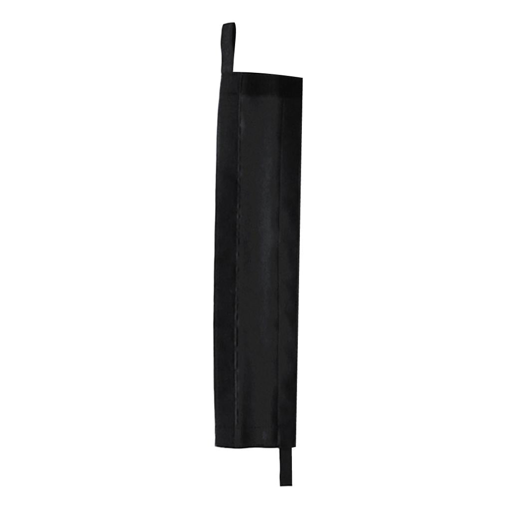Rock Climbing Rope Protector Sleeve Sheathing Protective Cover 50x12cm Black