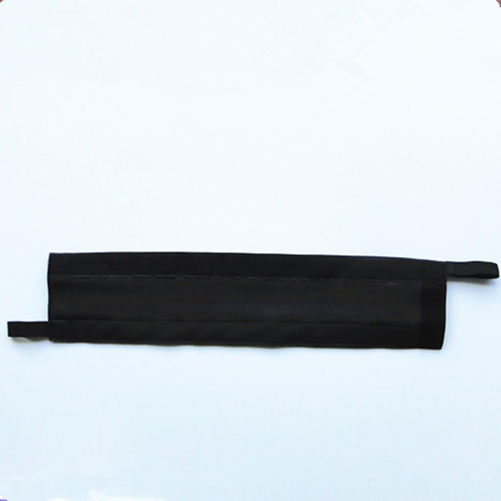 Rock Climbing Rope Protector Sleeve Sheathing Protective Cover 50x12cm Black