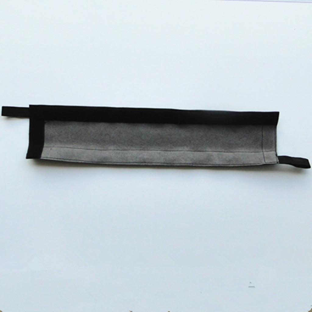 Rock Climbing Rope Protector Sleeve Sheathing Protective Cover 50x12cm Black