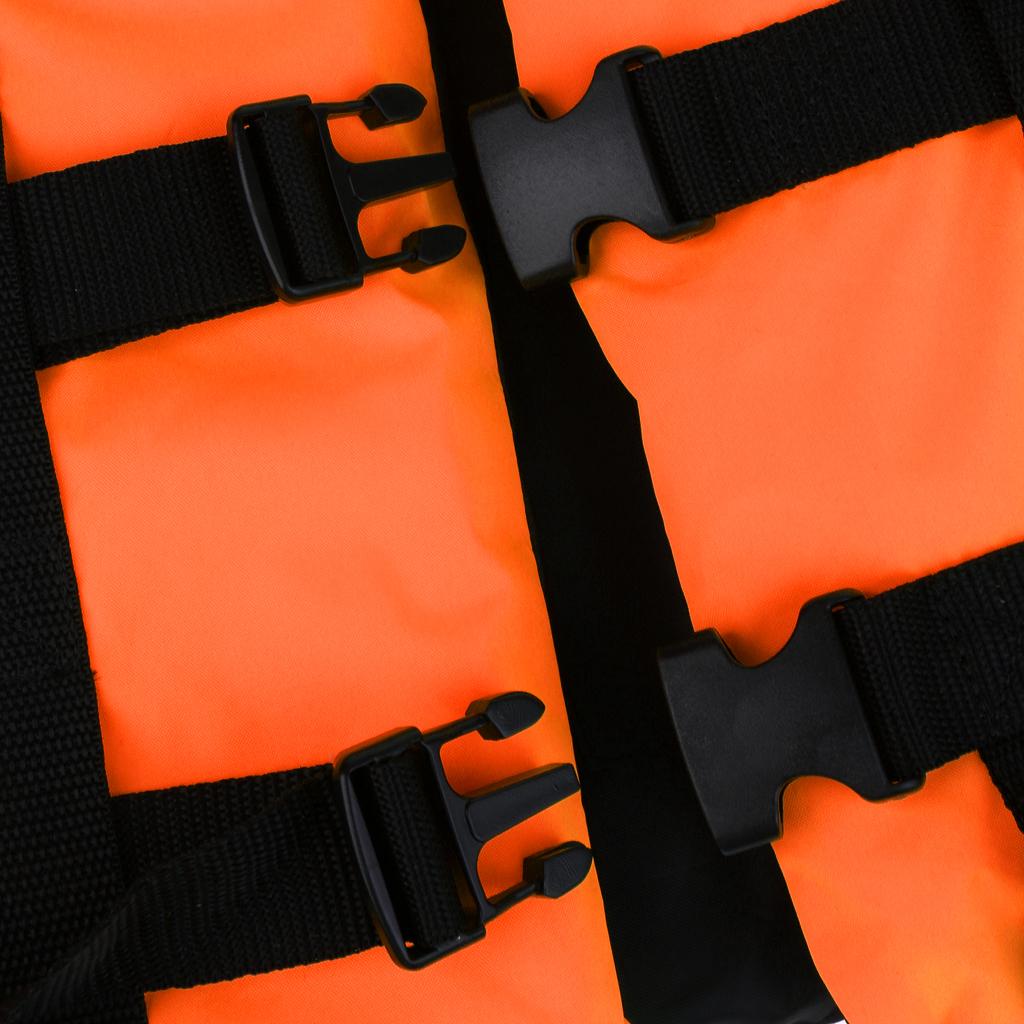 Life Jacket Kayak Canoe Boat Swimming Fishing Vest Buoyancy Aid L Orange