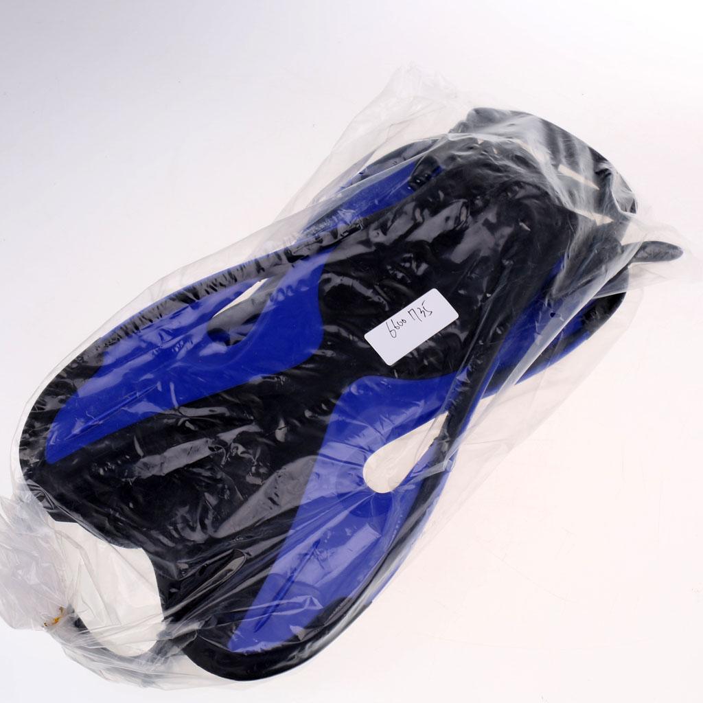 Junior Children Scuba Diving Swimming Flippers Open Heel Blue Black