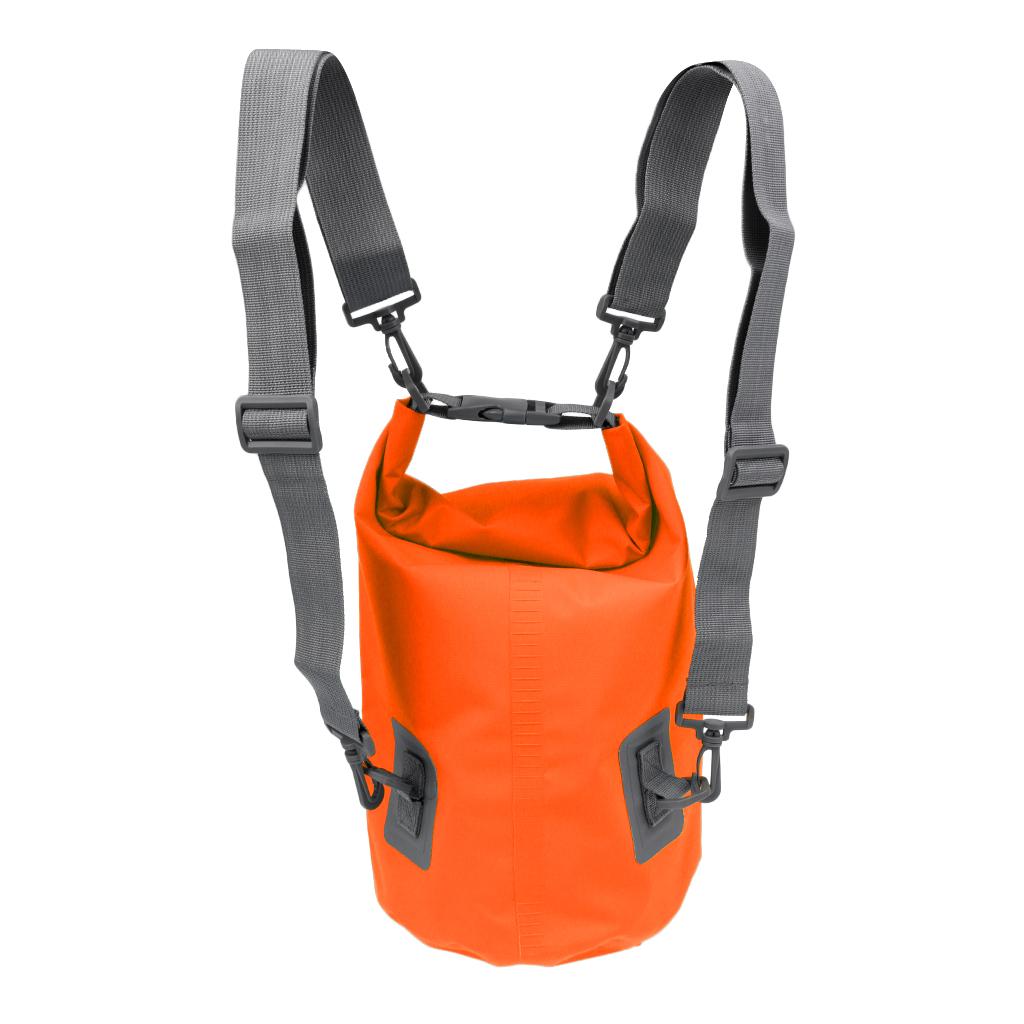 Waterproof Sack Backpack Bucket Bag Camping Kayaking Travel 5L orange