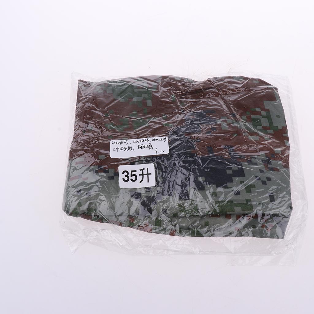 Waterproof Backpack Rucksack Shoulder Bag Rain Dust Cover 35L Digital Camo