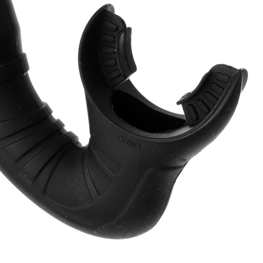Silicone Wet Breathing Tube Snorkel Scuba Diving Snorkeling Gear Black