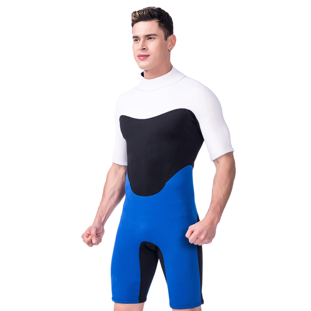 Neoprene 3mm Scuba Wetsuit Mens Shorty Surfing Diving Swimming Jumpsuit XXL