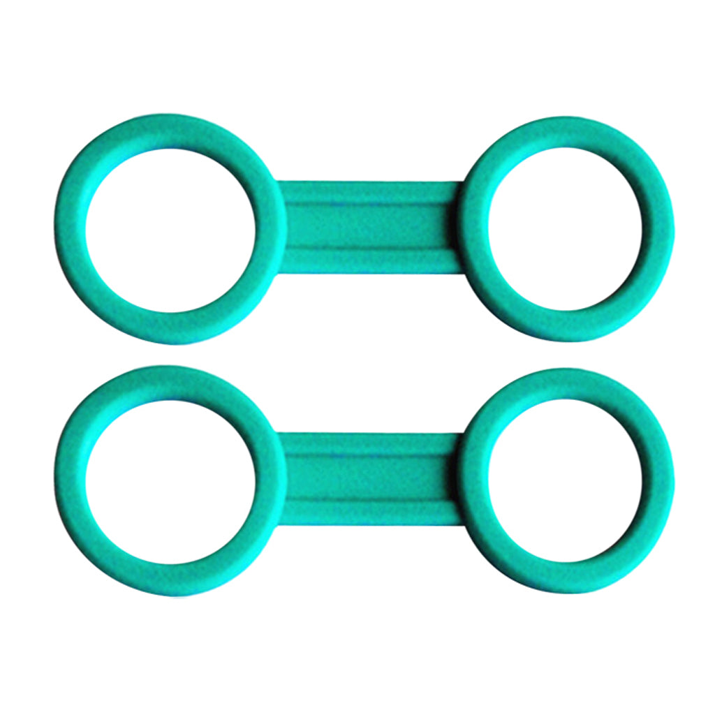 2 Pieces Universal Scuba Diving Silicone Snorkel Keeper Holder Green