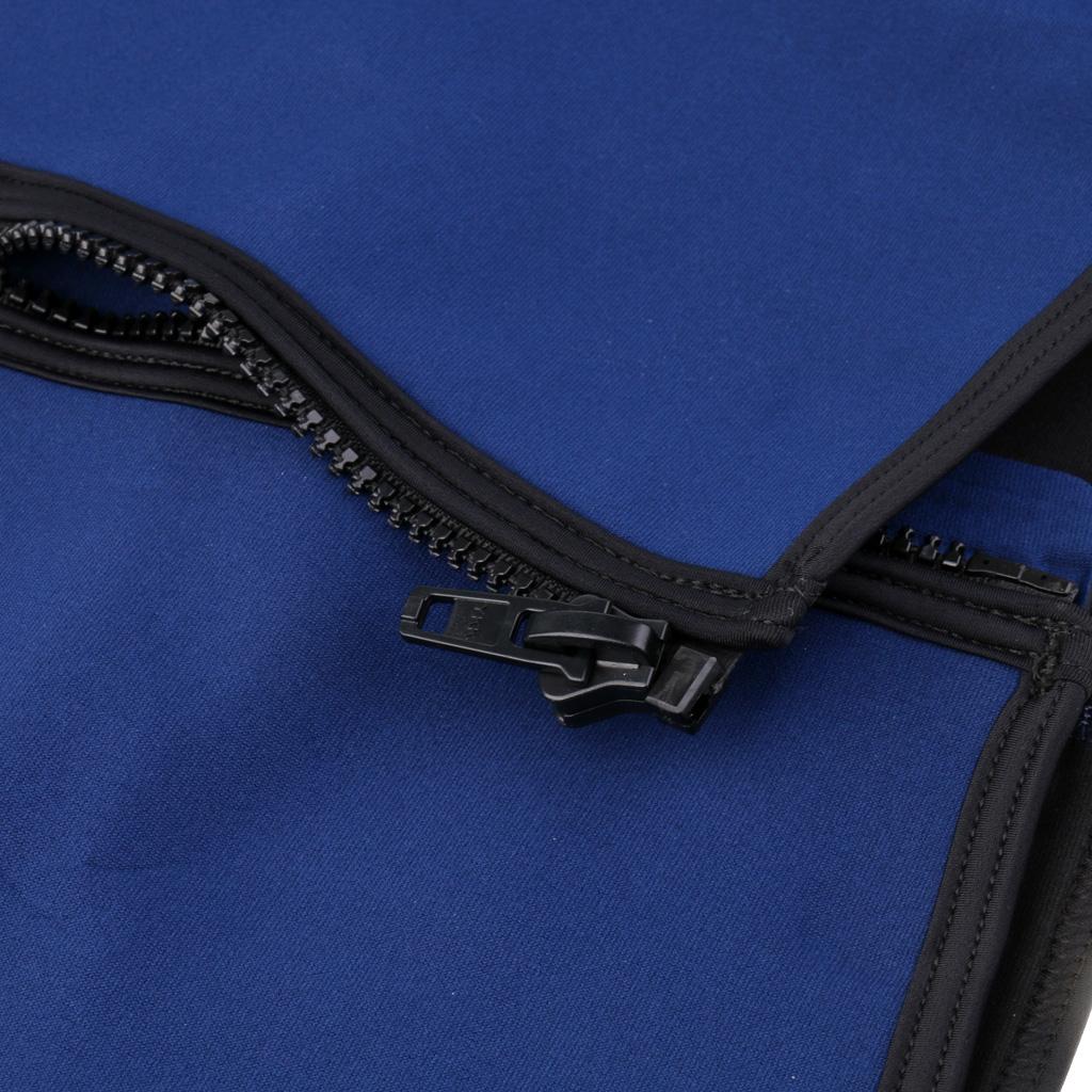 2mm Men Neoprene Scuba Diving Jacket Top Swimwear Wetsuits Navy Blue XL