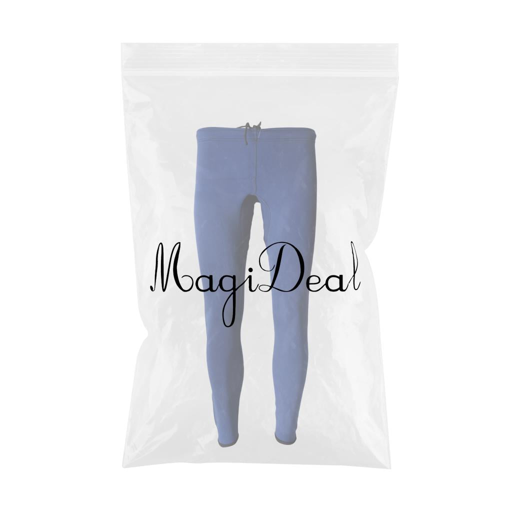 2mm Neoprene Warm Diving Wetsuit Long Pants Snorkel Scuba Surfing M Blue
