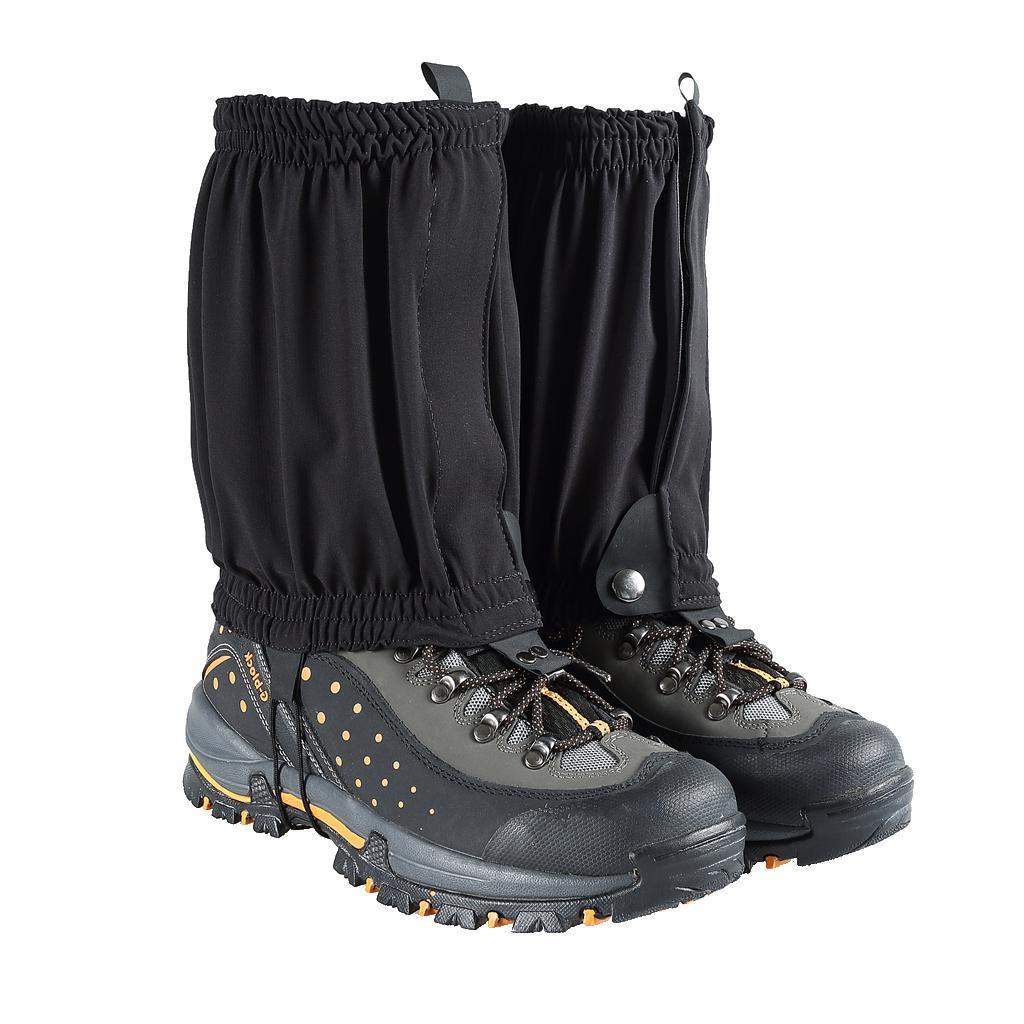 Outdoor Snow Legging Gaiters Cover for Hiking Walking Climbing Hunting Black