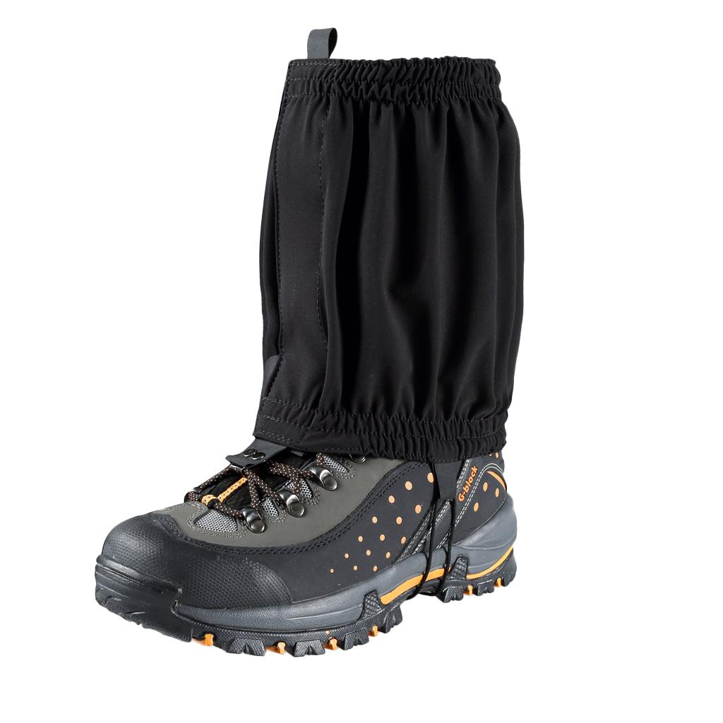 Outdoor Snow Legging Gaiters Cover for Hiking Walking Climbing Hunting Black