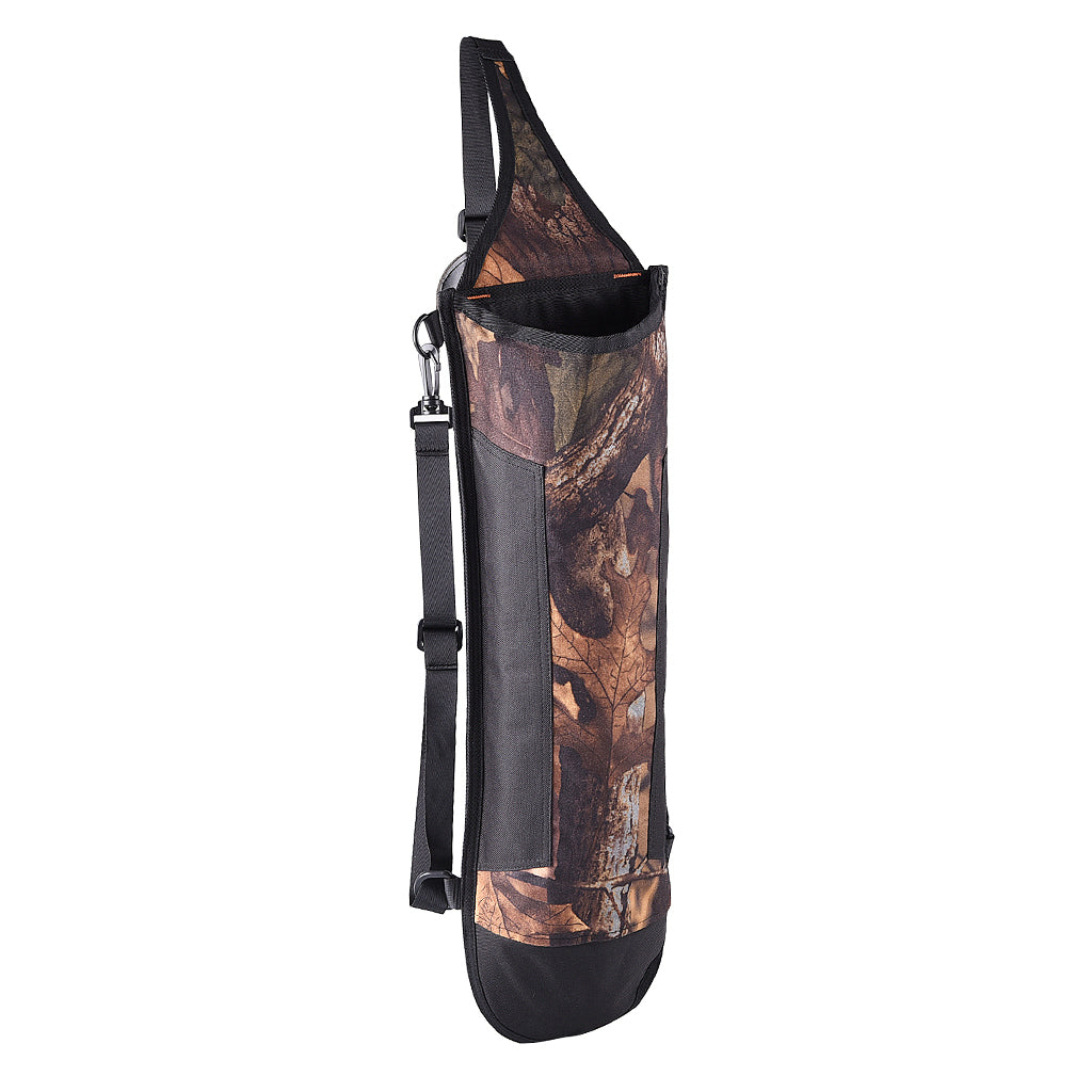 Large Capacity Archery Back Quiver Shoulder Belt Bow Arrow Holder Camouflage
