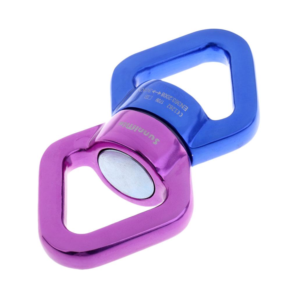 3pcs Safety Swivel Rope Connector Device for Climbing Aerial Dance 11x5.4cm