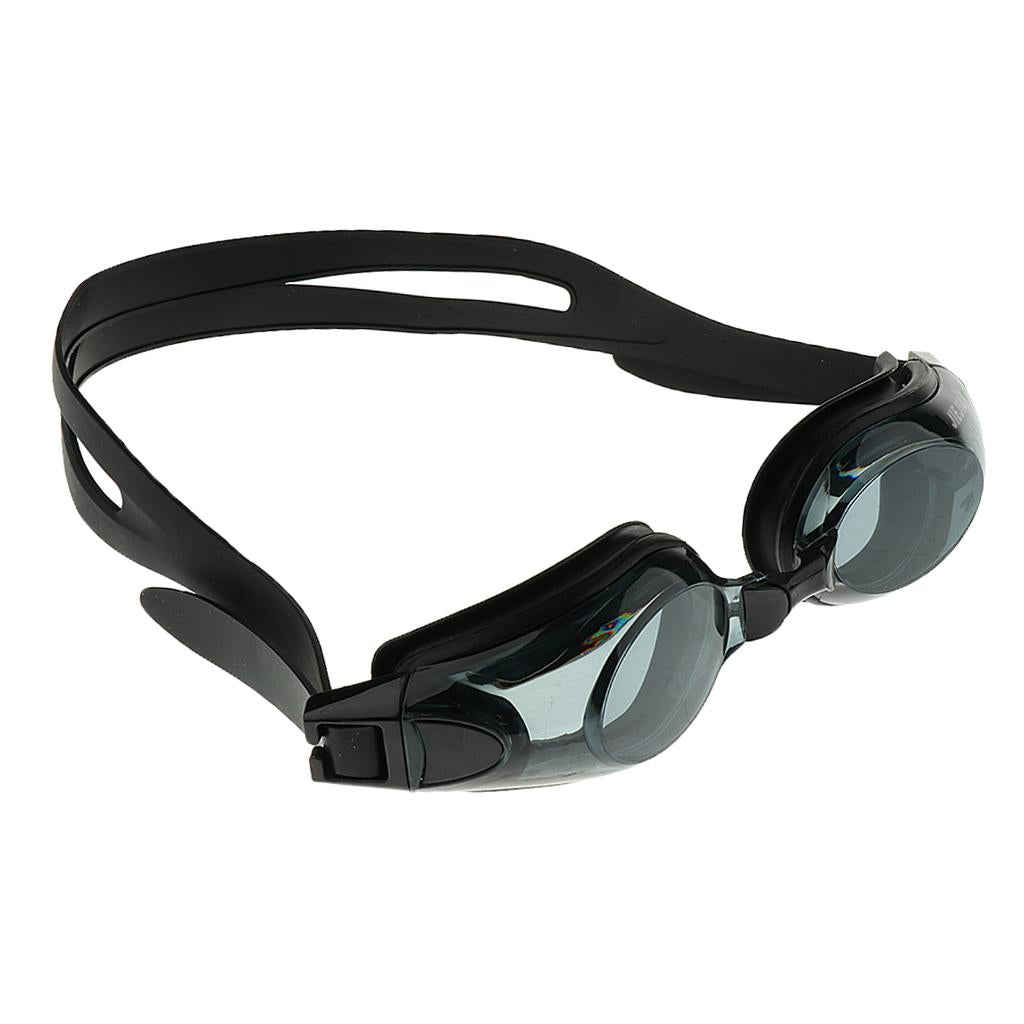 Adult Prescription Myopia Nearsighted Goggles Anti-Fog Swimming Glasses 300