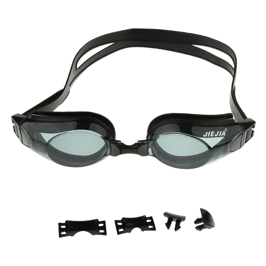 Adult Prescription Myopia Nearsighted Goggles Anti-Fog Swimming Glasses 700