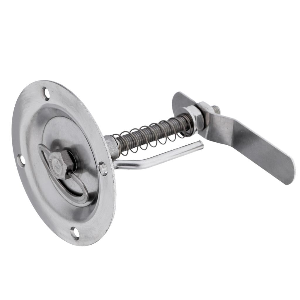 316 Stainless Steel Marine Boat Round Hatch Latch for Lift Ring Handle
