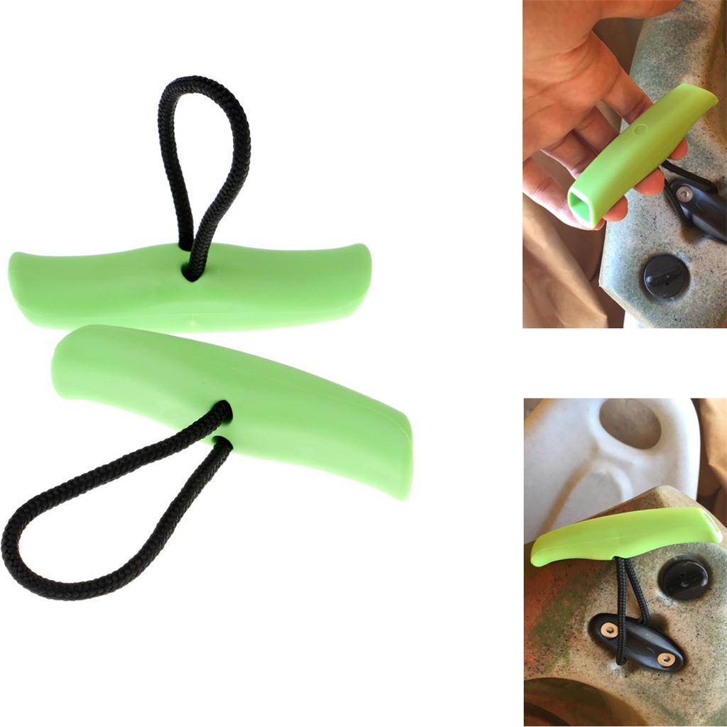 4x2 Pieces Kayak Toggle Carry Loop Handle with Cord Replacement Accessories