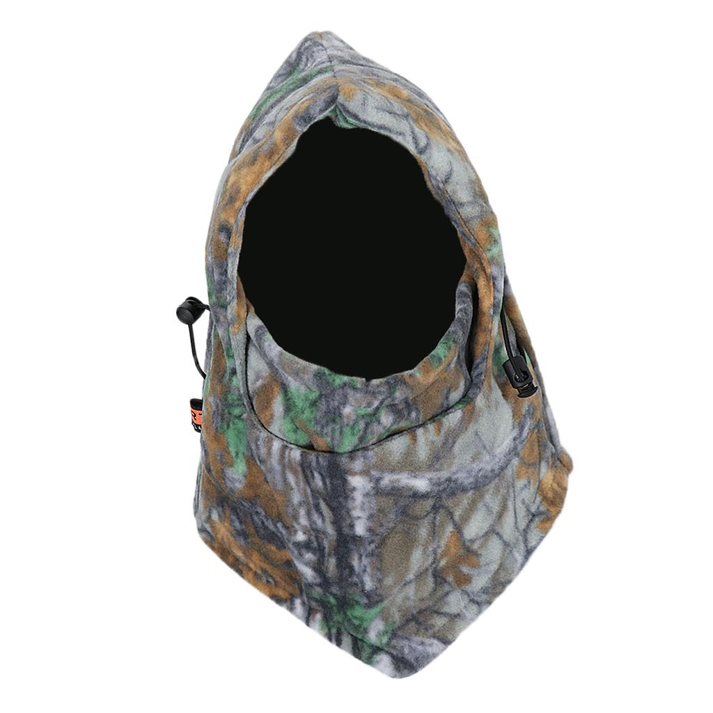 Winter Ski Cycling Hunting Fleece Balaclava Neck Hood Full Face Mask Camo4