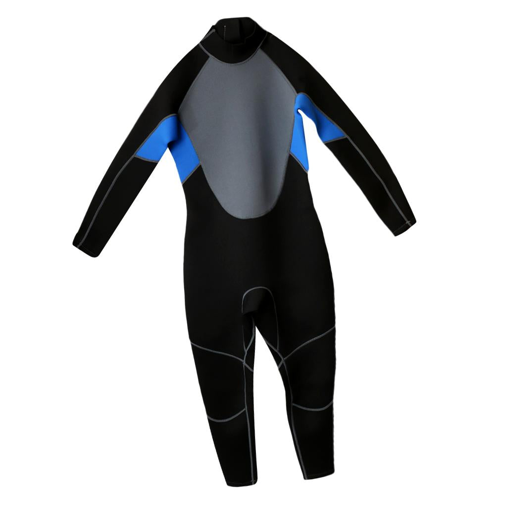 Mens 3mm Neoprene Wetsuit Full Body Super Stretch Diving Suit Surf Skins L