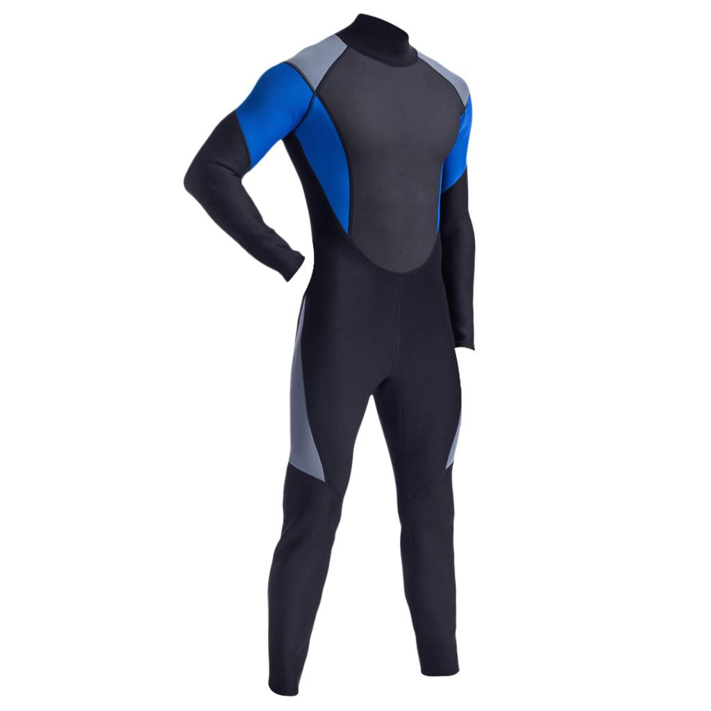 Mens 3mm Neoprene Full Body Wetsuit Dive Surf SCUBA Diving Spearfishing XL