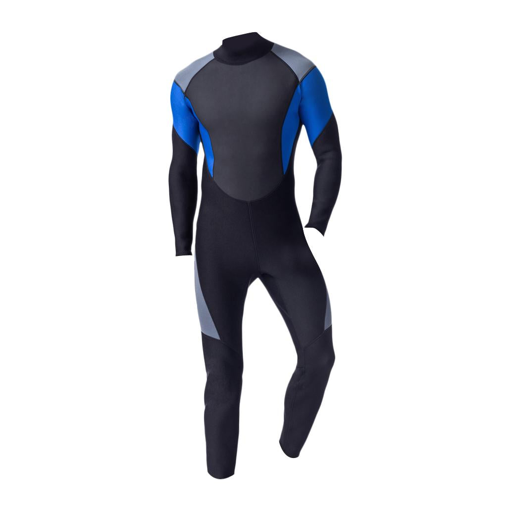 Mens 3mm Neoprene Full Body Wetsuit Dive Surf SCUBA Diving Spearfishing L