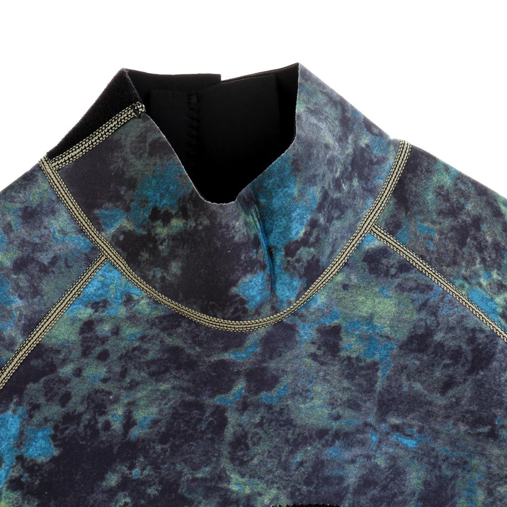 Men 3mm Neoprene Camo Wetsuit for Scuba Diving Spearfishing Snorkeling XL